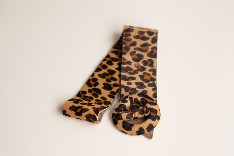 Cinto Iara (Faixa Animal Print Onça 1 Volta). Em até 4 x R$ 32,25. Sem Juros.